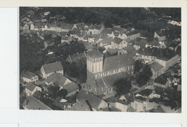 Bartenstein, Luftaufnahme Stadtkirche