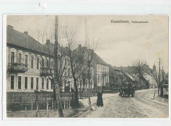 Kaukehmen, Blick in die Hafenstraße