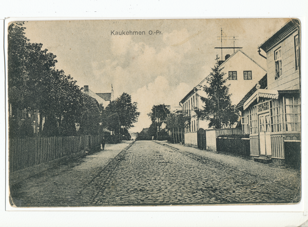 Kaukehmen, Blick in die Hohe Straße