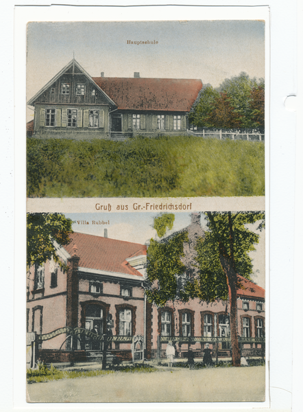 Groß Friedrichsdorf, Hauptschule, Villa Rubbel