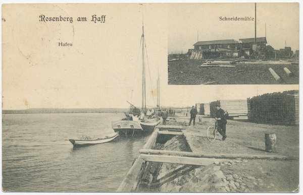 Rosenberg Kr. Heiligenbeil, Hafen und Schneidemühle