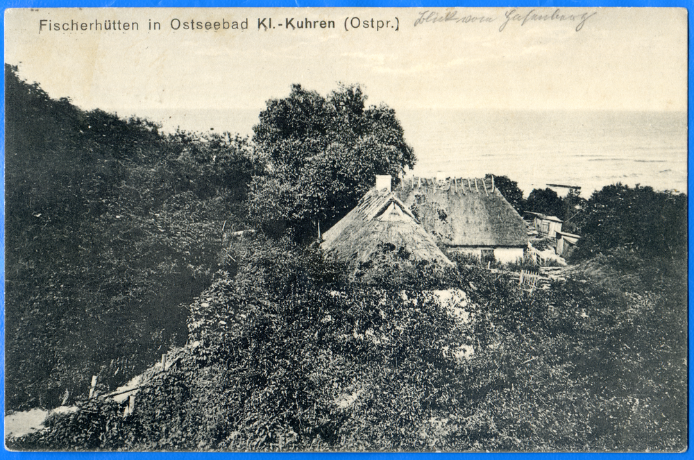 Klein Kuhren, Blick vom Hasenberg auf Fischerhütten