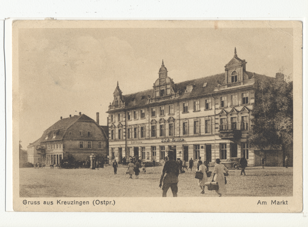 Groß Skaisgirren Kr. Elchniederung, Am Markt, Hotel Krause