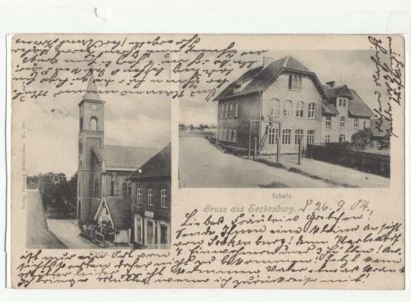 Seckenburg, Kirche, Schule
