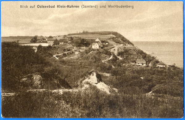 Klein Kuhren, Dorf mit Wachtbudenberg