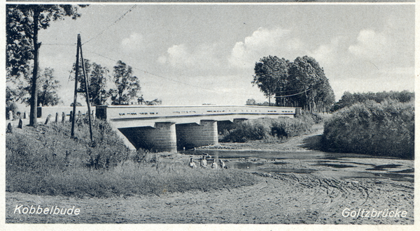 Kobbelbude Kr. Samland, Domäne, Goltzbrücke