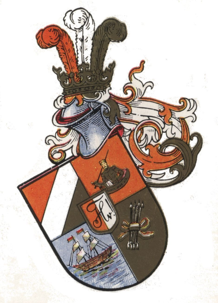 Königsberg (Pr.), Wappen des Corps Hansea Königsberg