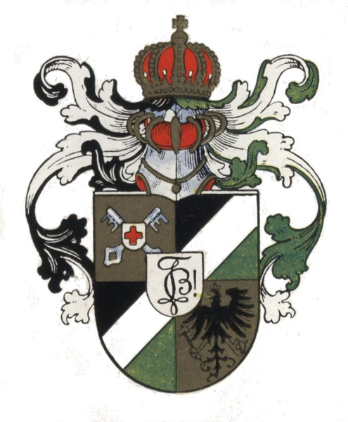 Königsberg (Pr.), Wappen der Kath. Studentenvereins Borussia Königsberg im KV