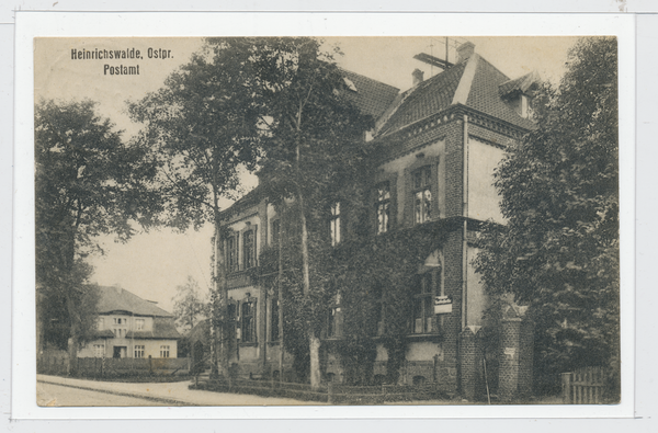 Heinrichswalde Kr. Elchniederung, Postamt