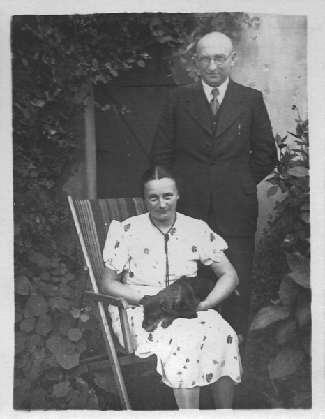 Tilsit, Pfarrer Friedrich Wilhelm Lenkitsch und Ehefrau Anna Lenkitsch geb. Buttgereit