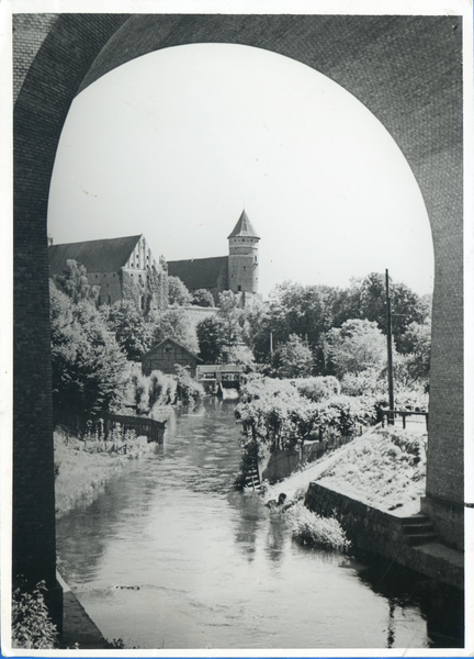 Allenstein, Blick auf Alle und Schloss