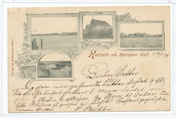 Karkeln Kr. Elchniederung, Kirche, Strand, Ortsansichten