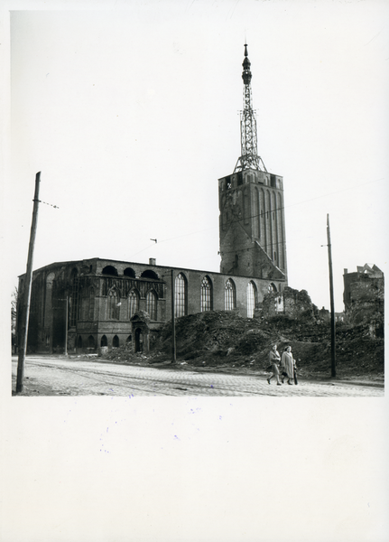 Elbing, Nikolaikirche - Kriegsschäden