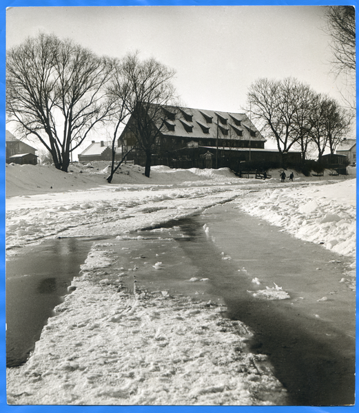 Insterburg, Eisschollen auf der Angerapp