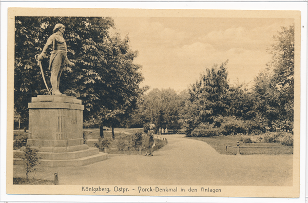Königsberg, Walter-Simon-Platz, Yorck-Denkmal
