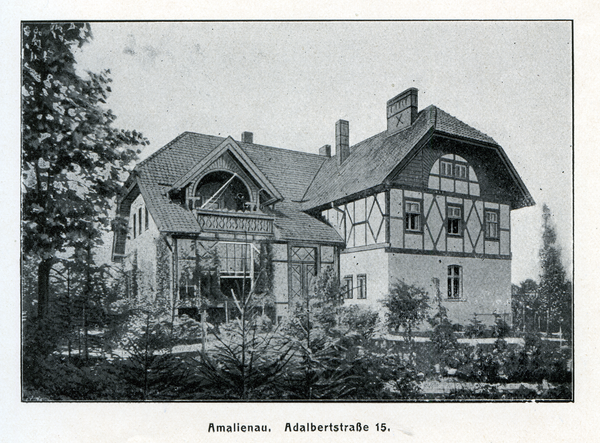 Königsberg, Amalienau, Adalbertstraße 15, "Villa Kretschmann"