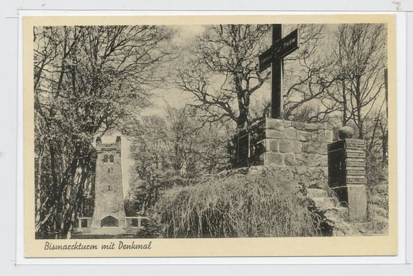Galtgarben, Bismarckturm und Landwehrkreuz