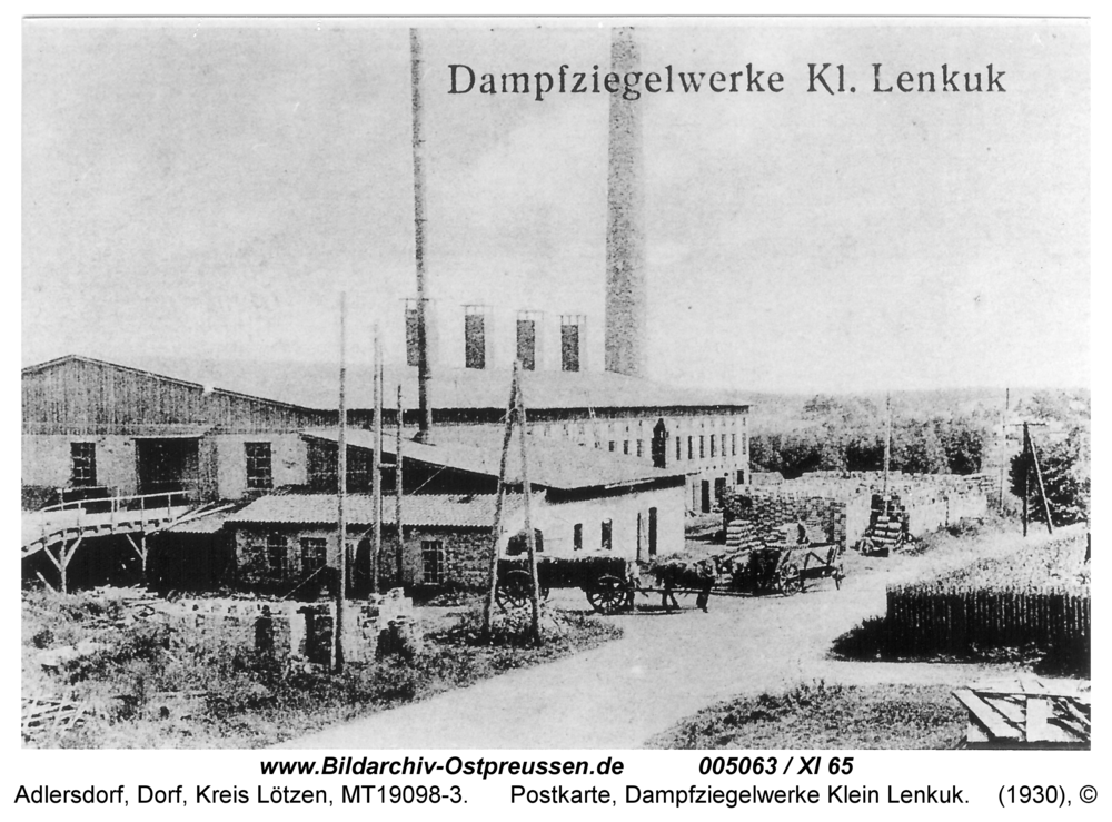 Adlersdorf, Dampfziegelwerke Klein Lenkuk