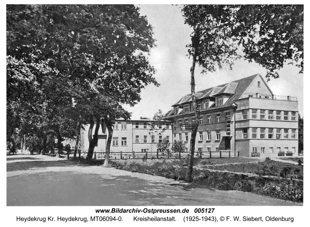 Heydekrug, Kreisheilanstalt