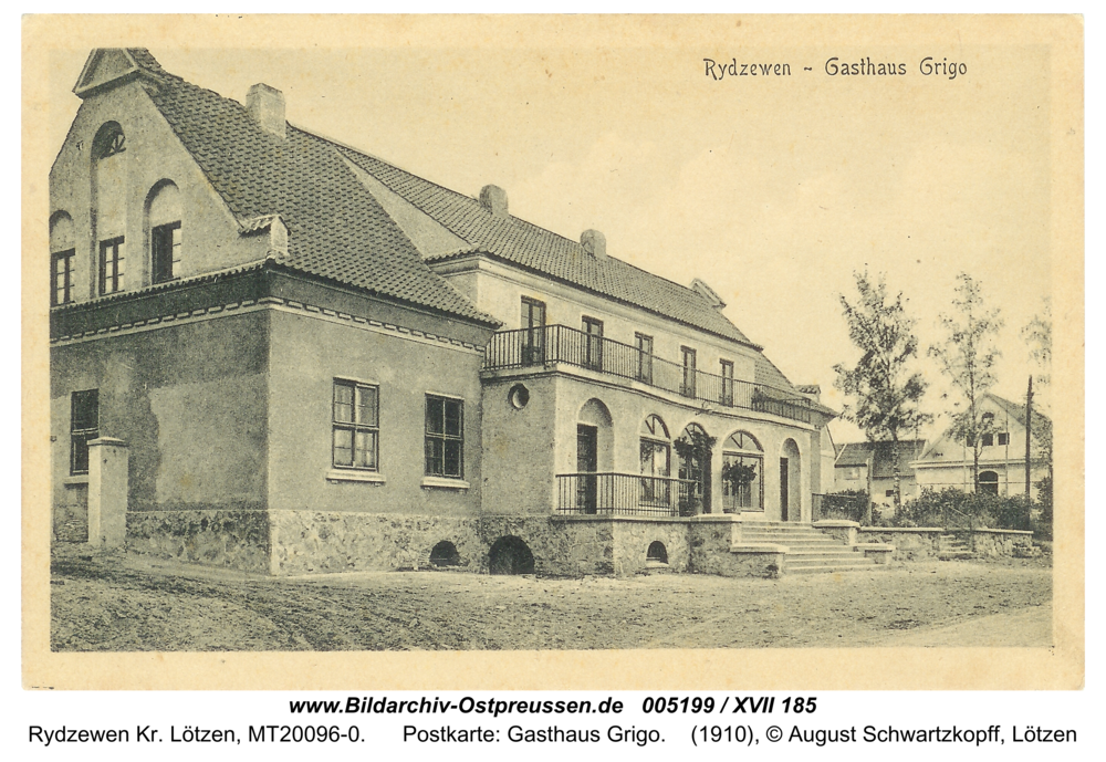 Rotwalde, Postkarte: Gasthaus Grigo