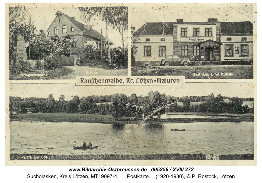 Rauschenwalde, Postkarte