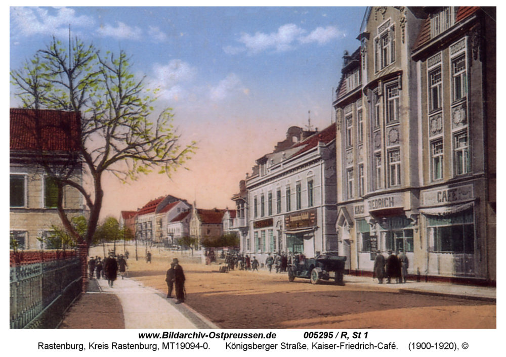Rastenburg, Königsberger Straße, Kaiser-Friedrich-Café