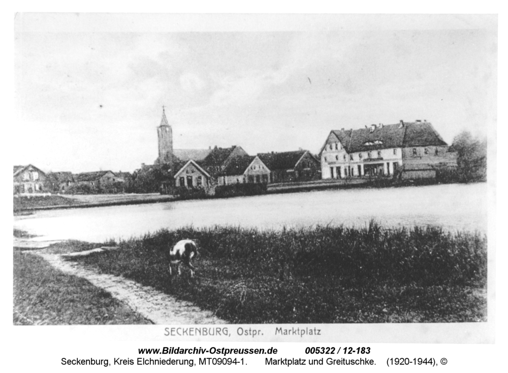 Seckenburg, Marktplatz und Greituschke