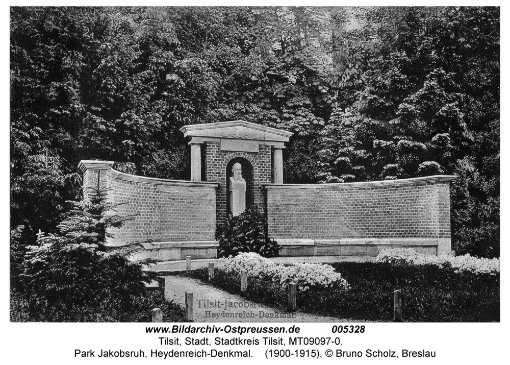 Tilsit, Park Jakobsruh, Heydenreich-Denkmal