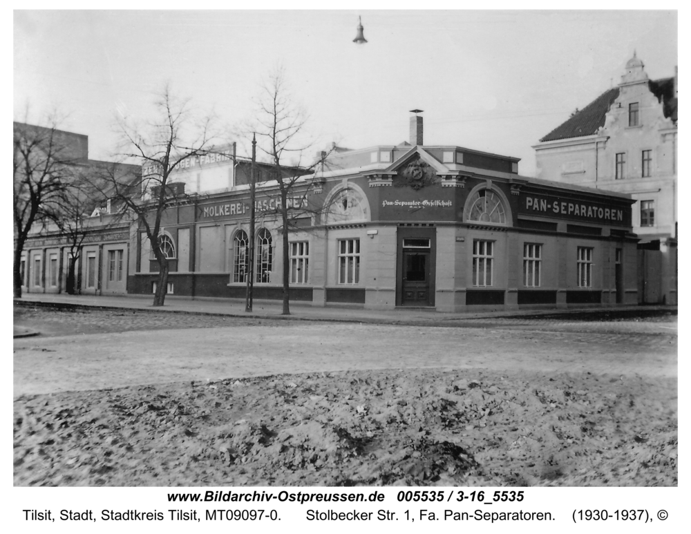 Tilsit, Stolbecker Str. 1, Fa. Pan-Separatoren