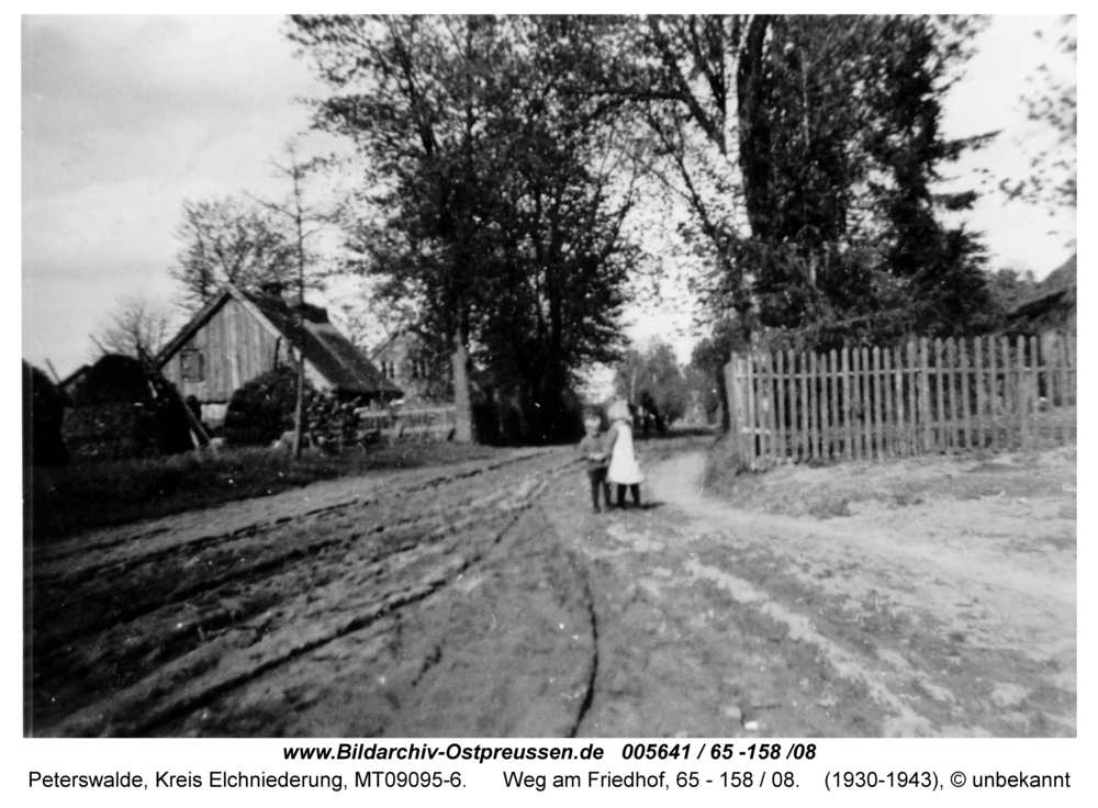 Peterswalde, Weg am Friedhof, 65 - 158 / 08