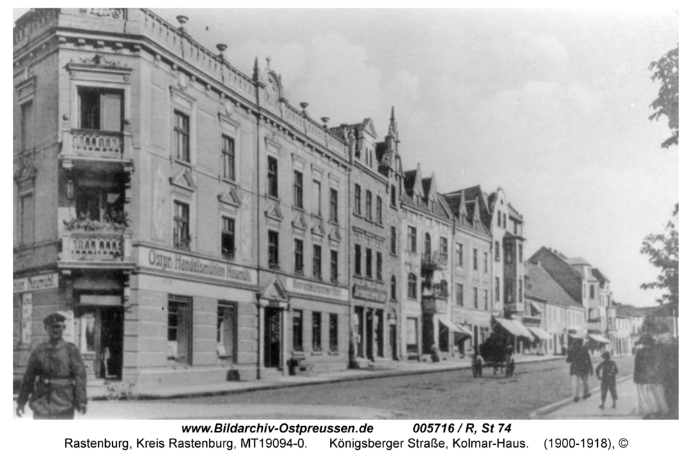 Rastenburg, Königsberger Straße 16, Kolmar-Haus