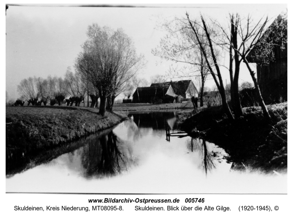 Skuldeinen. Blick über die Alte Gilge