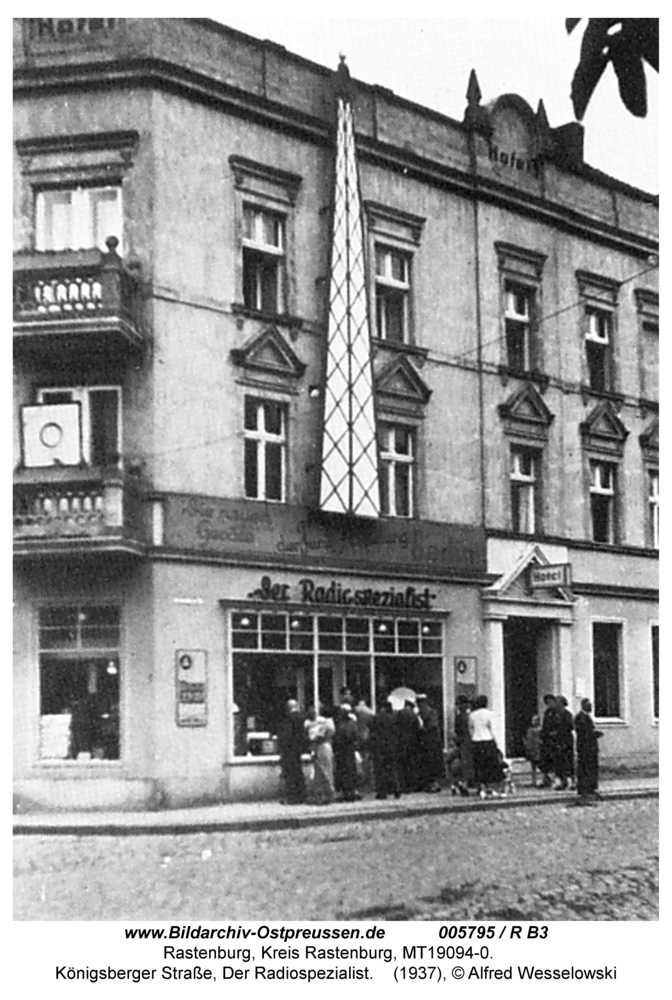 Rastenburg, Königsberger Straße 16, Der Radiospezialist