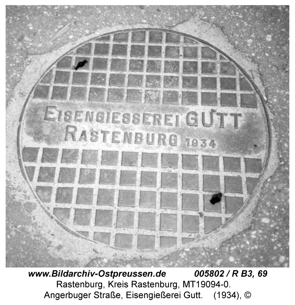 Rastenburg, Angerburger Straße, Eisengießerei Gutt