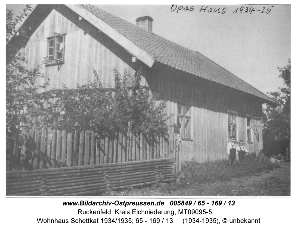 Ruckenfeld, Wohnhaus Schettkat 1934/1935; 65 - 169 / 13