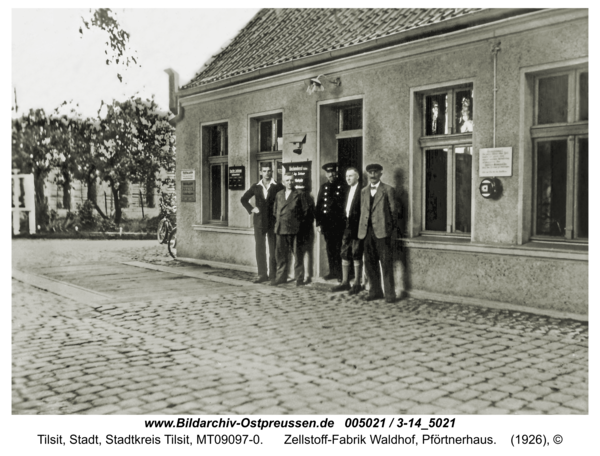 Tilsit, Zellstoff-Fabrik Waldhof, Pförtnerhaus