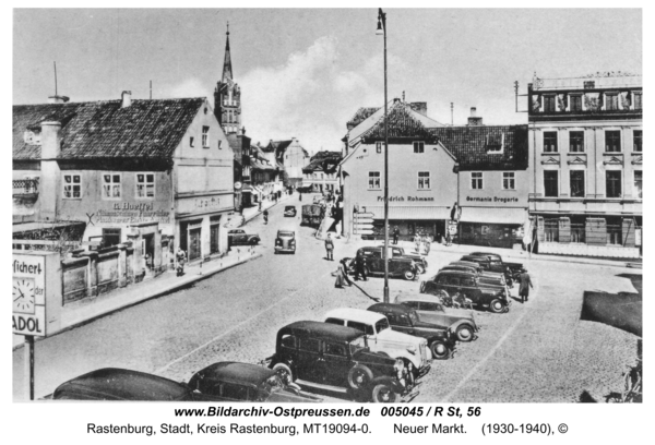 Rastenburg, Neuer Markt