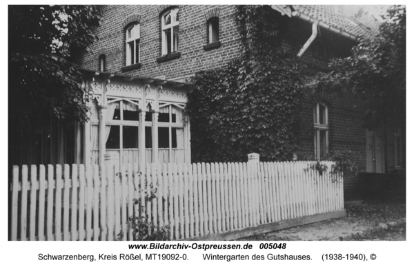 Schwarzenberg, Wintergarten des Gutshauses