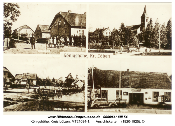 Königshöhe, Ansichtskarte