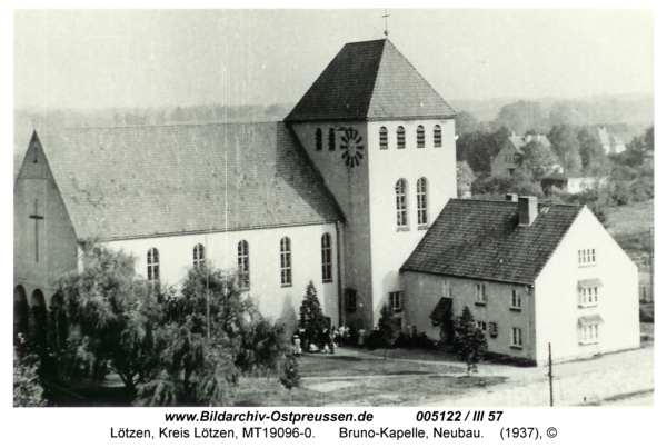 Lötzen, Bruno-Kapelle, Neubau