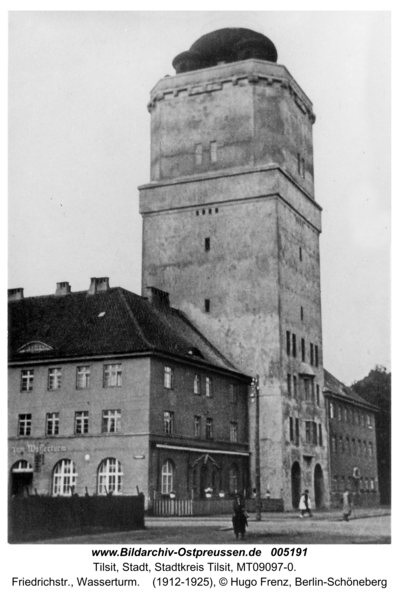 Tilsit, Friedrichstr., Wasserturm