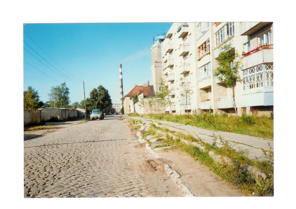 Tilsit, Friedrichstr. mit Wasserturm