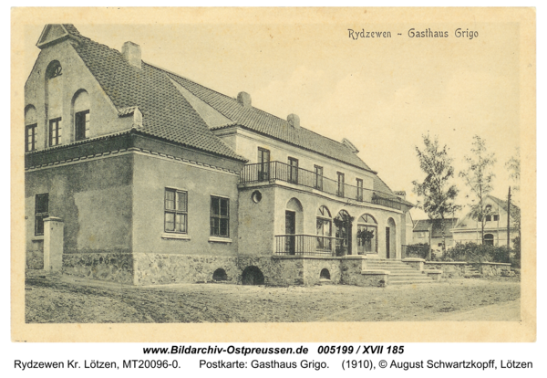 Rotwalde, Postkarte: Gasthaus Grigo