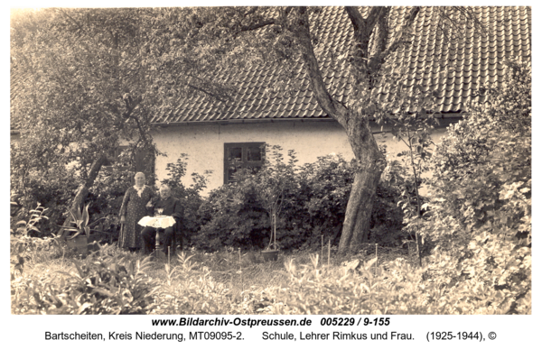 Oswald früher Bartscheiten, Schule, Lehrer Rimkus und Frau