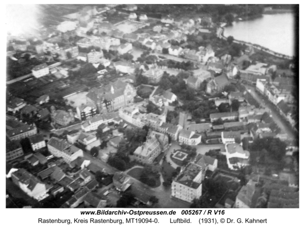 Rastenburg, Luftbild