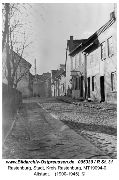 Rastenburg, Altstadt