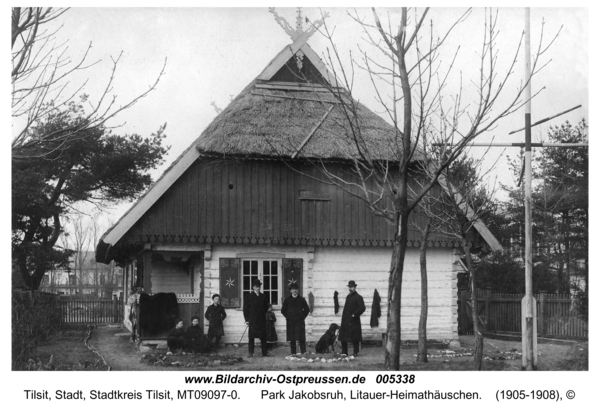 Tilsit, Park Jakobsruh, Litauer-Heimathäuschen