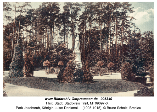 Tilsit, Park Jakobsruh, Königin-Luise-Denkmal