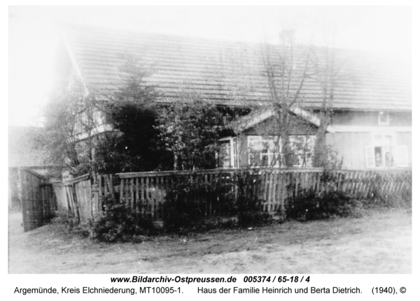 Argemünde, Haus der Familie Heinrich und Berta Dietrich