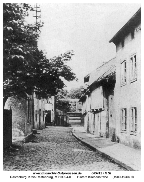 Rastenburg, Hintere Kirchenstraße